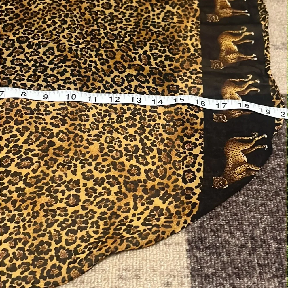 Barefoot Attitude animal print scarf